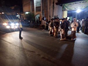 Polsek Sarang Laksanakan Pam Sholat Tarawih Di Pondok Al Anwar Sarang
