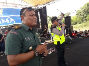 Kapolsek Sluke Rembang Himbau Penonton Om Monata Jaga Ketertiban