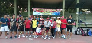 HUT Bhayangkara 73 Polres Rembang Gelar Pertandingan Tenis Lapangan