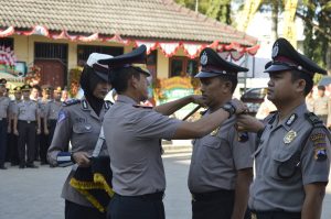 54 Personel Polres Rembang Kaltara Periode 1 Juli 2019 Naik Pangkat