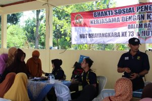 Puncak Perayaan HUT Bhayangkara Ke-73 Urkes Polres Rembang Berikan Pengobatan Gratis