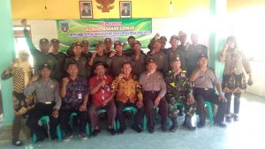 Jelang Pilkades, Polsek Kaliori Rembang Latih Linmas Desa Tasikharjo