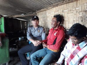 Bhabinkamtibmas Polsek Sluke Rembang Jalin Kemitraan Dengan Pemuda Desa Binaan
