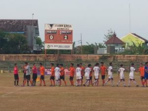 Polres Rembang Jaga Laga Bola U17 Piala Soeratin PSIR VS PSD Demak