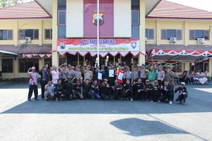 Polres Rembang Gelar Apel Kaposkampling Se-Kabupaten Rembang