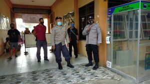 Covid-19 Alami Lonjakan di Rembang, Polisi Turun Ke Pasar Sosialisasi Prokes