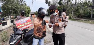 Kapolsek Pancur Rembang turun langsung Laksanakan Ops Yustisi