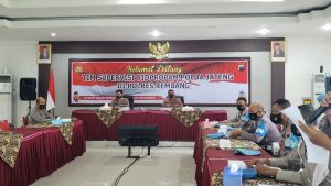 Polres Rembang menerima Tim Supervisi dari Bidpropam Polda Jateng