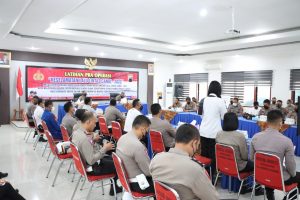 Polres Rembang Gelar Lat Pra Ops Keselamatan Lalu Lintas Candi 2022