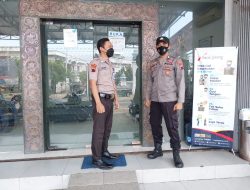 Sambang Security Bank, Personel Polsek Kragan Rembang Berikan Himbauan Waspada Tindak Kriminal