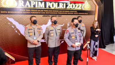 Tutup Rapim Polri, Kapolri Siap Implementasikan Instruksi Presiden Jokowi Soal Pembangunan Nasional