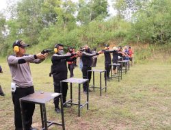 Asah Ketrampilan dan Kemampuan, Polres Rembang Gelar Latihan Menembak