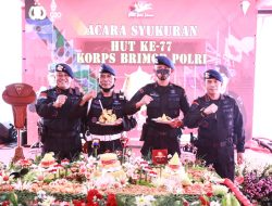 Dihadiri TNI Hingga Sesepuh, Satbrimob Polda Jateng Gelar Tasyakuran HUT Brimob ke 77