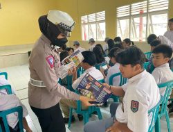 Tekan Laka Lantas Pelajar, Satlantas Polres Rembang Blusukan ke Sekolah-sekolah Himbau Tertib Berlalu-lintas