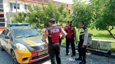 Unit Patroli Sat Samapta Polres Rembang Laksanakan Patroli Dialogis Dengan Security
