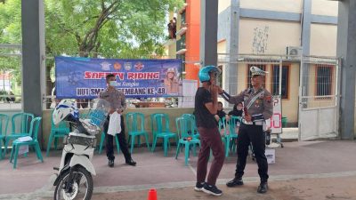 Police Go To School, Satlantas Polres Rembang Sosialisasi Safety Riding