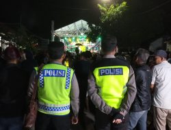 Jajaran Polsek & Koramil Pancur Laksanakan Pam Hiburan Musik