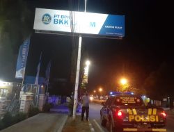 Patroli Backbone Dinihari Polsek Lasem Sambangi Bank BKK