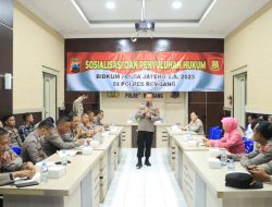 Polres Rembang Mendapat Sosialiasi & penyuluhan Hukum dari Bidkum Polda Jateng