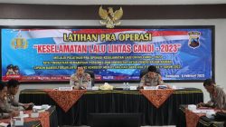 Wakapolres Rembang Buka & Pimpin Latpraops Keselamatan Candi 2023