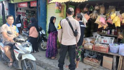 Jelang Ramadhan, Polsek Kragan Pantau Ketersediaan Bahan Pokok