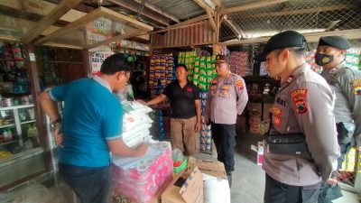 Memasuki Bulan Suci Ramadhan, Polsek Sale Pantau & Monitor Ketersediaan Sembako Di Pasaran