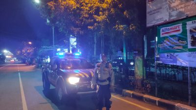 Kerap Jadi Arena Balap Liar, Ruas Jalan Di Kecamatan Rembang Rutin di Patroli Polsek Rembang Kota