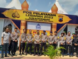 Pamatwil Polda Jateng Cek Kesiapan Pos Pengamanan Di Wilayah Hukum Polres Rembang
