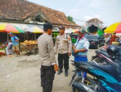 Patroli Jalan Kaki Sat Binmas Polres Rembang, Himbau Kamtibmas Kepada Masyarakat