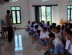 Kanit Binmas Polsek Gunem, Sosialisasi Tertib Lalu Lintas Di Sekolahan