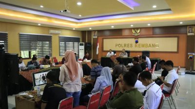 Kapolres Rembang Undang Awak Media Guna Pererat Komunikasi & Silaturahmi
