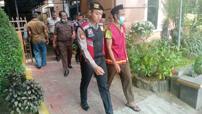 Giat Persidangan di Pengadilan Negeri , Sat Samapta Laksanakan Pengamanan Sesuai SOP