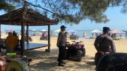 Hari Minggu , Jajaran Polsek Rembang Kota Pantau Situasi Obyek Wisata Karangjahe