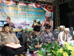 Lagi, Kapolres Rembang & Dandim 0720/Rbg Hadiri Pos AL Bersholawat Bersama Habib Husein Bhasuroh
