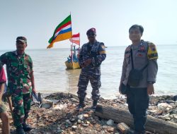 Sedekah Laut Desa Tanjungsari di Kawal Personil Polsek Rembang Kota & Jajaran TNI