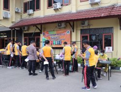 Si Dokkes Gandeng UPT Puskesmas Rembang 2 Gelar Posbindu di Polres Rembang