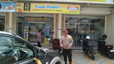 Sasar Indomaret, BLP Siang Polsek Sulang Himbau Karyawan & pembeli