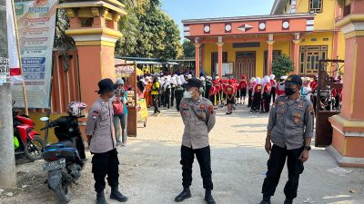 Polsek Sale Amankan Lomba Gerak Jalan Tingkat SD/MI se Kecamatan Sale 