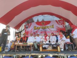 Kapolres Rembang Beserta Ibu Turut Hadir Dalam Karnaval HUT RI 78 di Kota Pusaka Lasem 