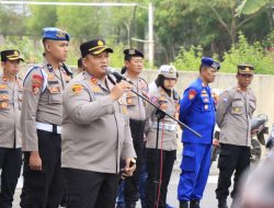 Ambil Apel Jam Pimpinan, Kapolres Rembang Ingatkan Anggota Bijak Bermedsos & Jaga Netralitas Pemilu 2024