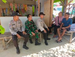 Sinergitas TNI-Polri Di Pancur Gelar Patroli Bersama Sambangi Warga Binaan