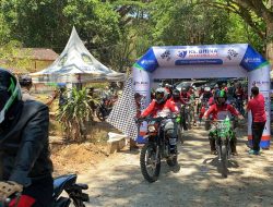 Ratusan Pecinta Trail Tumplek Blek Ikuti Trabas Bhayangkara Yang Di Gelar Polres Rembang Meriahkan HUT Bhayangkara 77