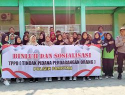 Antisipasi TPPO, Polsek Pamotan Gelar Sosialisasi Binluh di SMA N 1 Pamotan