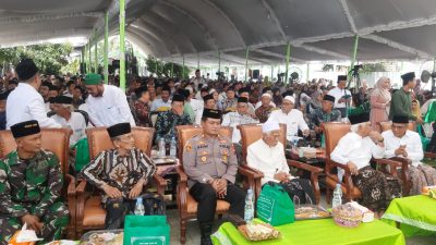 Wakili Kapolres Rembang, Kapolsek Lasem Hadiri Acara Maulid Nabi Muhammad SAW dan Haul  Masyayikh Ponpes Al Hamidiyah Lasem