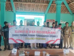 Sosialisasikan TPPO, Kapolsek Pamotan Blusukan Ke Desa Desa Binaanya