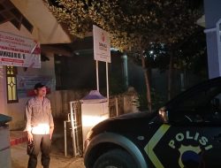 Hindari Sabotase Jelang Pemilu, Polsek Pancur Patroli Kantor Bawaslu Saat Malam Hari
