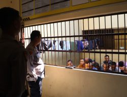 Wakapolres Cek Ruang Tahanan Brikan Penekanan Kepada Personil Jaga & Motivasi Untuk Tahanan