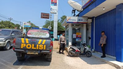 Antisipasi Gangguan Kamtibmas, Polsek Sale Patroli ke Anjungan Tunai Mandiri