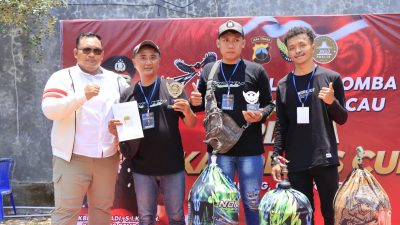 Masih Dalam Rangka HUT Bhayangkara 77, Polres Rembang Gelar Lomba Kicau Burung Bertajuk Kapolres Cup
