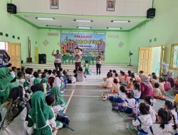 Satlantas Polres Rembang Gelar Polisi Sabahat Anak bersama Anak-anak Gugus Rama Rembang